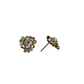 Gold Rhinestone Studs