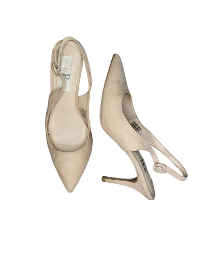 Nude Pointed Toe Slingback Heel | Size 7