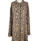 Leopard Shirt Dress | Size Large