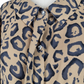 Leopard Shirt Dress | Size Large