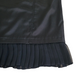 Black Satin Ruffle skirt | Size 10