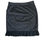 Black Satin Ruffle skirt | Size 10