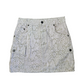 Snakeprint Cargo Mini Skirt | Size 08