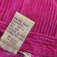 Magenta Corduroy Skirt | Size 12