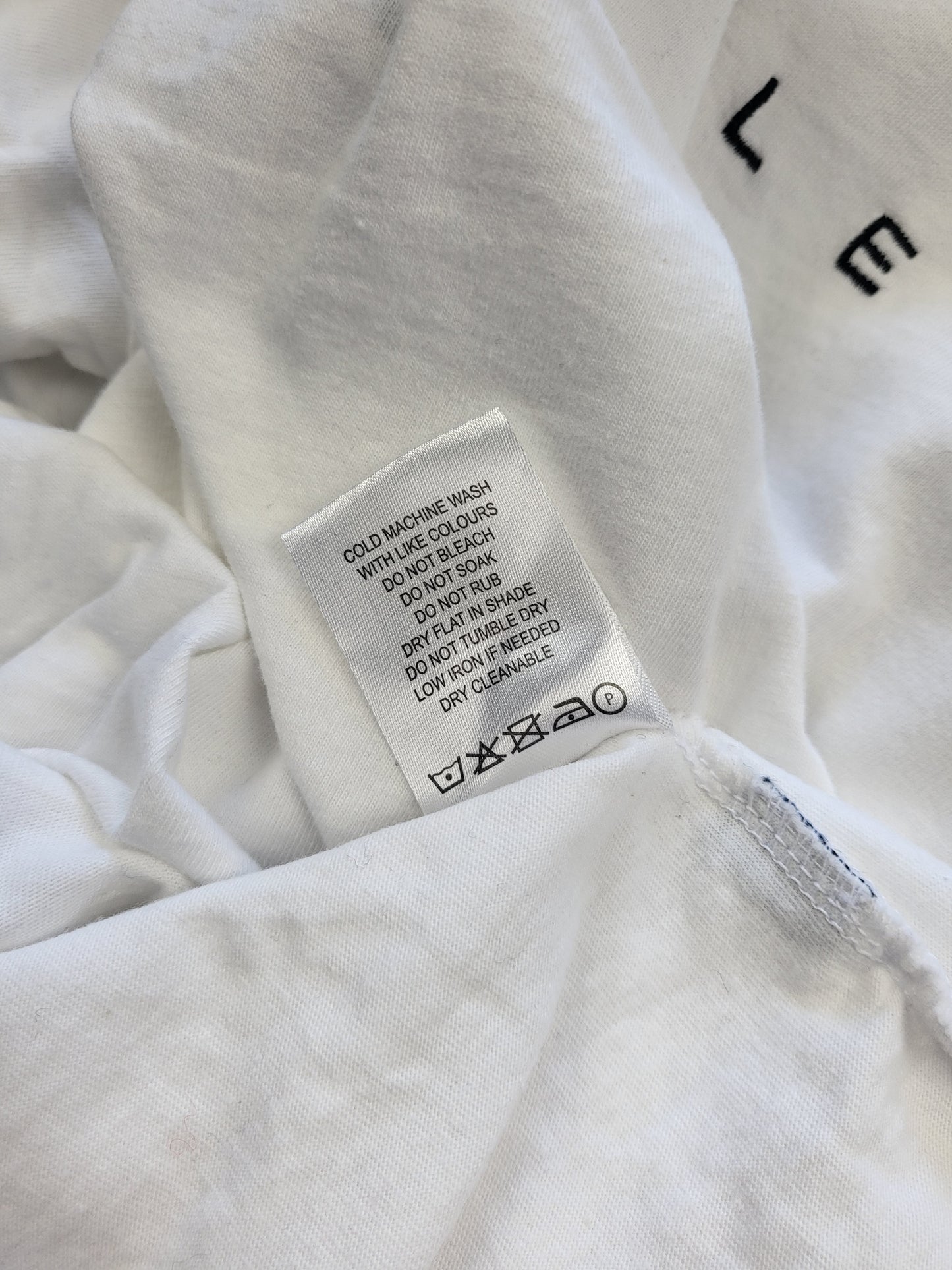 Los Angeles White Crop Tee | Size 08