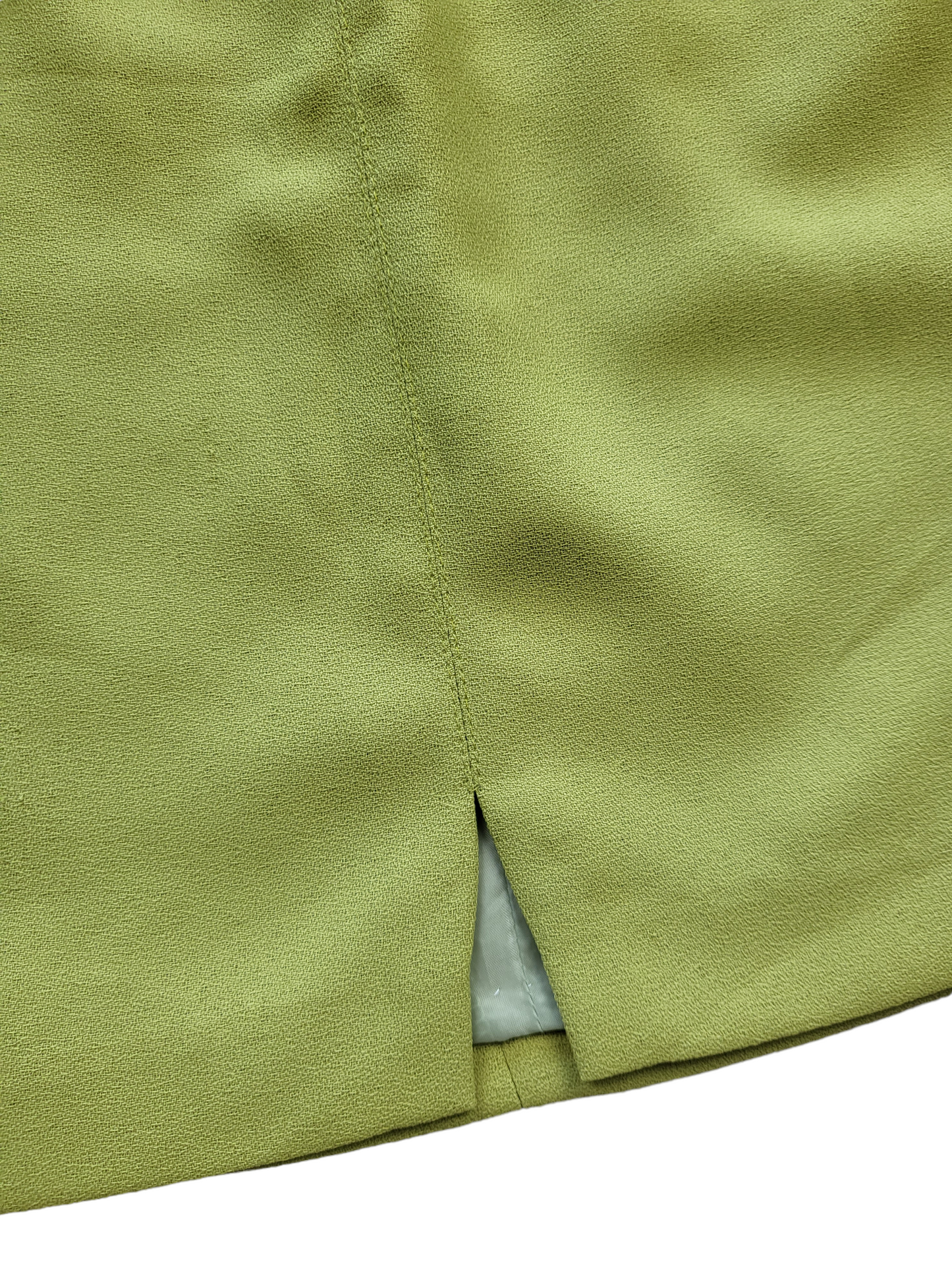 Vintage Lime Green Mini Skirt | Size 12 (Modern fit 08)