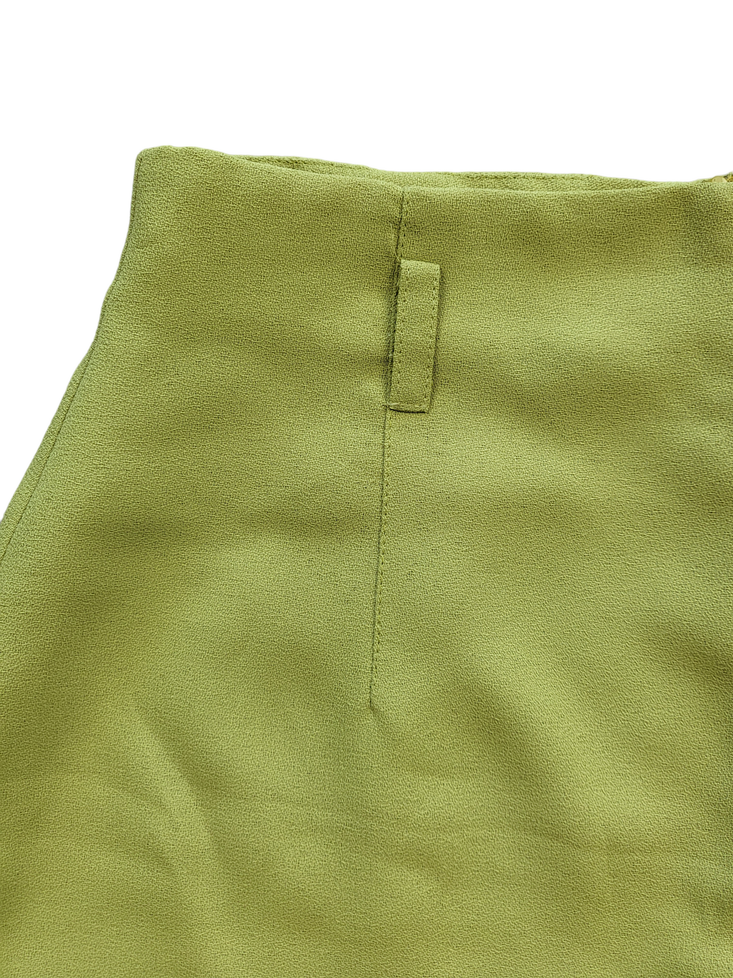 Vintage Lime Green Mini Skirt | Size 12 (Modern fit 08)