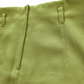 Vintage Lime Green Mini Skirt | Size 12 (Modern fit 08)