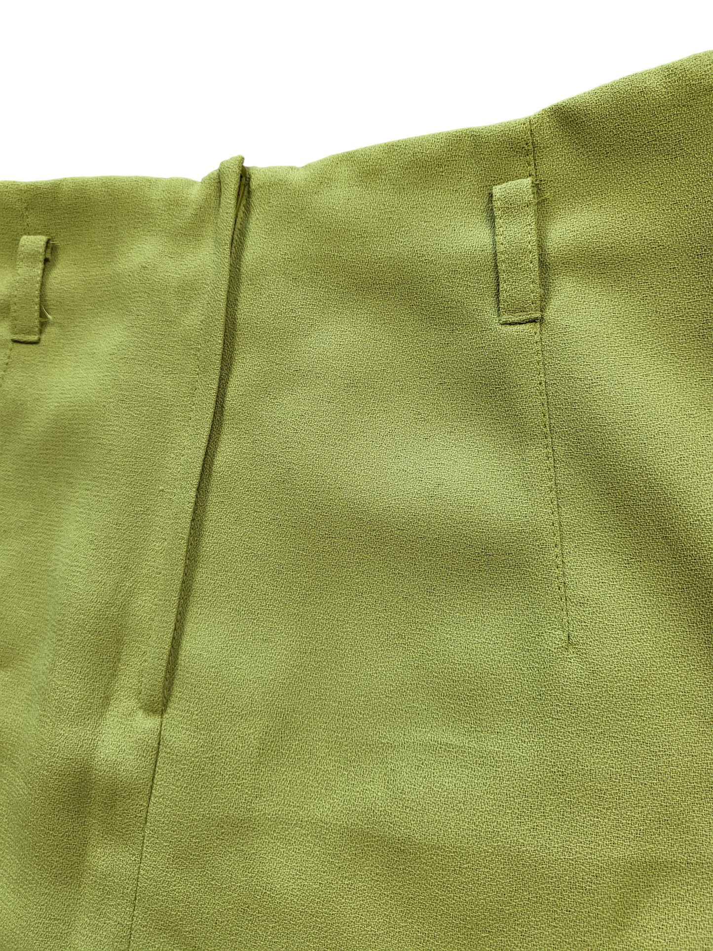 Vintage Lime Green Mini Skirt | Size 12 (Modern fit 08)