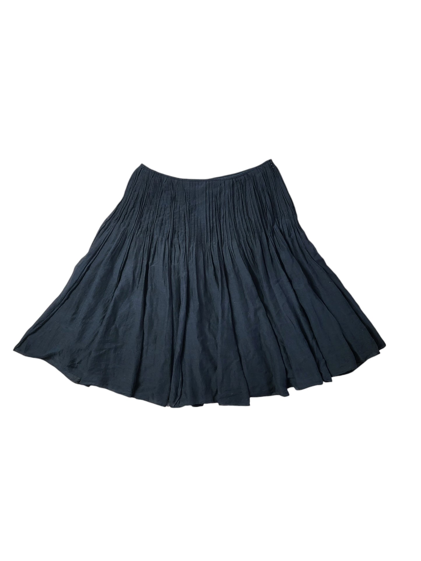 Country Road - Pleated Cotton/Silk Skirt | Size 10