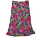 Tropical Floral Print Midi Skirt | Size 10