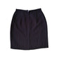 Katies - Maroon Pinstripe Mini Skirt | Size 10