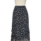 Perri Cutten - Floral Ruffle Midi Skirt | Size 12