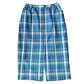 Vintage Blue and Green Tartan Button Front Midi Skirt | Size 18