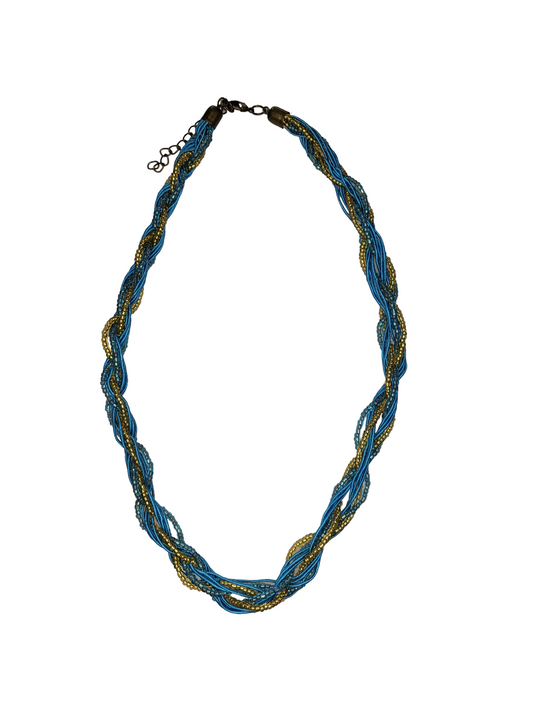 Blue Beaded Necklace