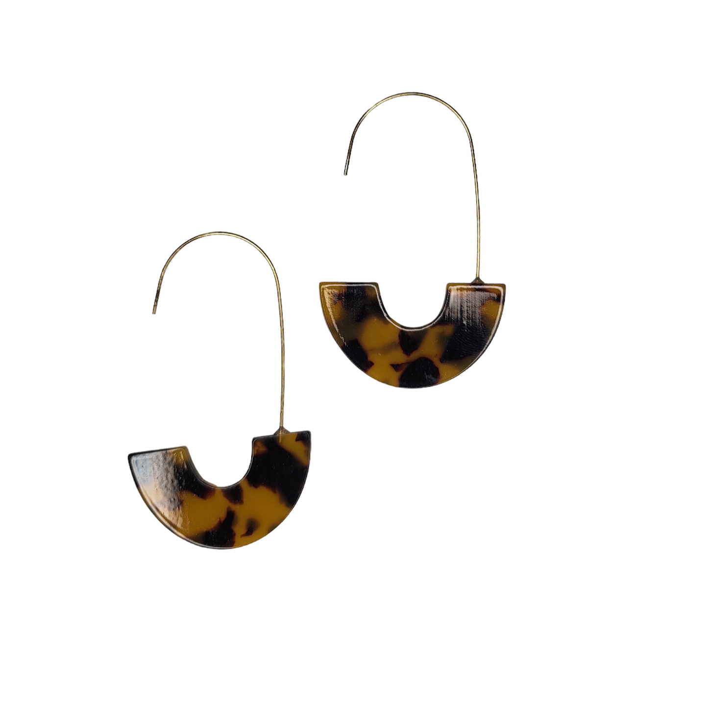 Dark Tortoise Earrings