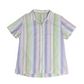 Vintage Pastel Stripe Button up Shirt | Size Medium