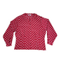 Vintage Red and White Polka Dot Shirt | Size 10