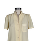 Vintage Pale Yellow Button Shirt | Size 10