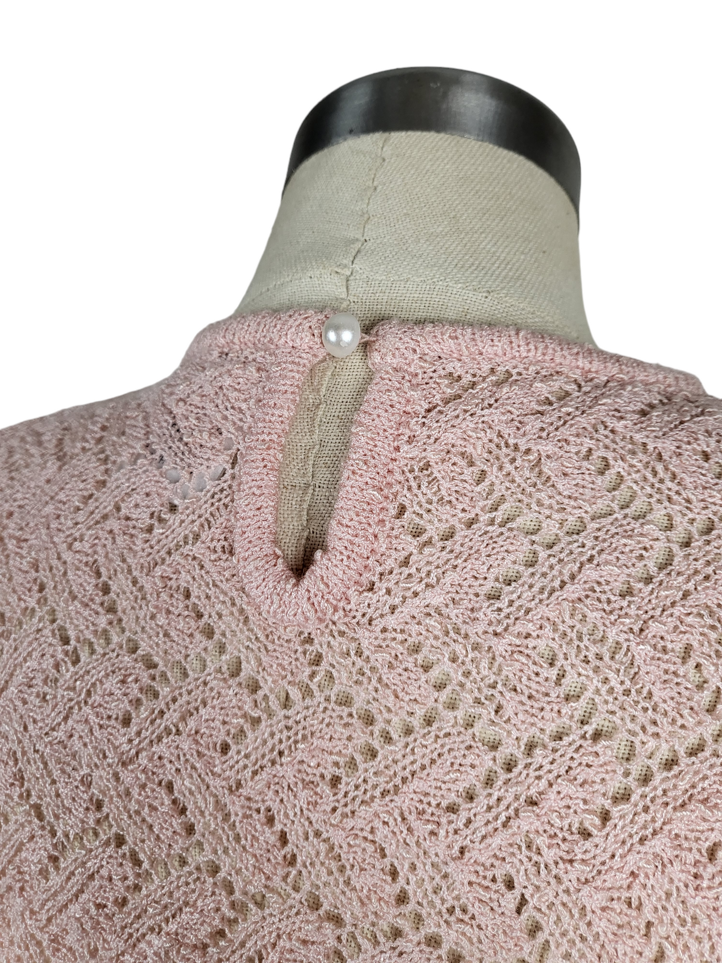 Vintage Pink Knit Top | Size 10-12