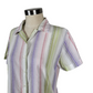 Vintage Pastel Stripe Button up Shirt | Size Medium