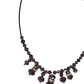 Purple Crystal Beaded Necklace