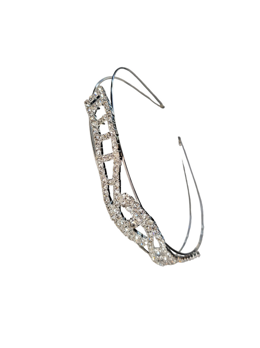 Silver Rhinestone Headband