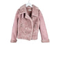 Baby Pink Faux Fur Coat | Size M