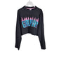 Girl Power Sequin Flame Crew Neck Jumper | Size Small