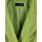 Lime Green Linen Blend Blazer | Size 34 (6)