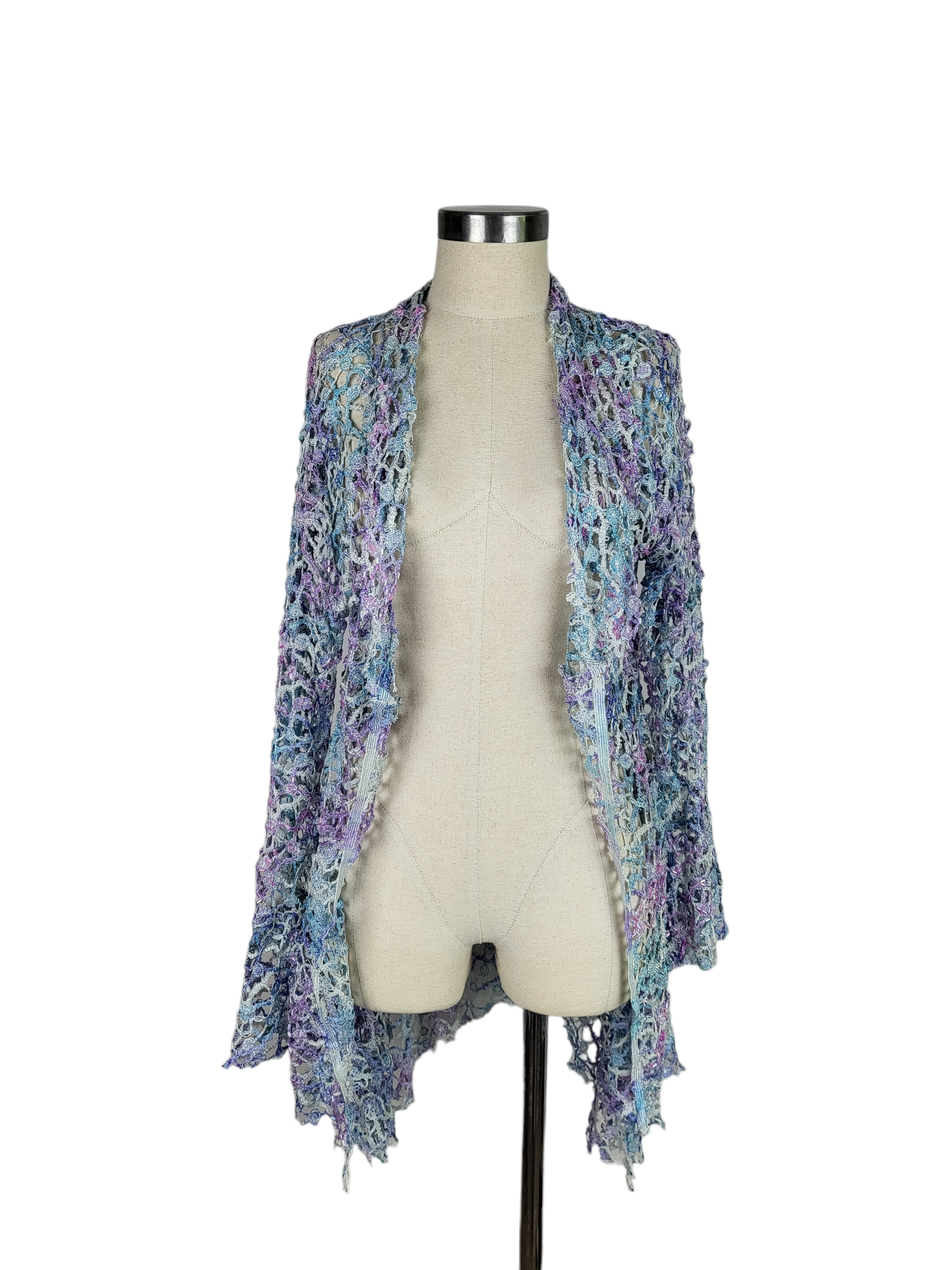 Beaded Waterfall Cardigan, front