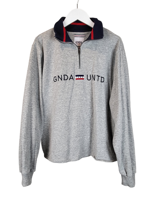 Ghanda Quarter Crew, Grey Logo | Size 8