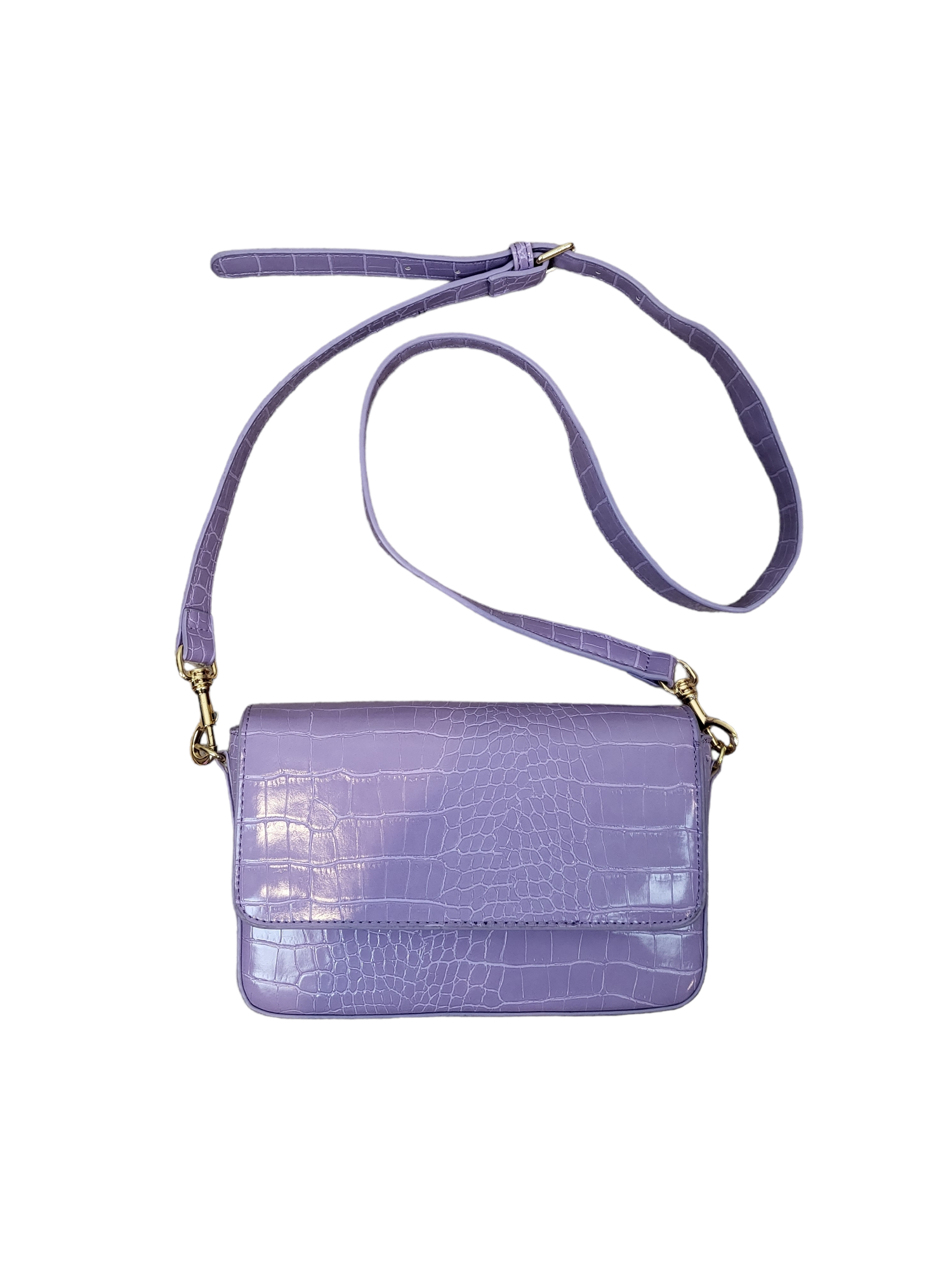 Lavender Fold Shoulder Bag, flat