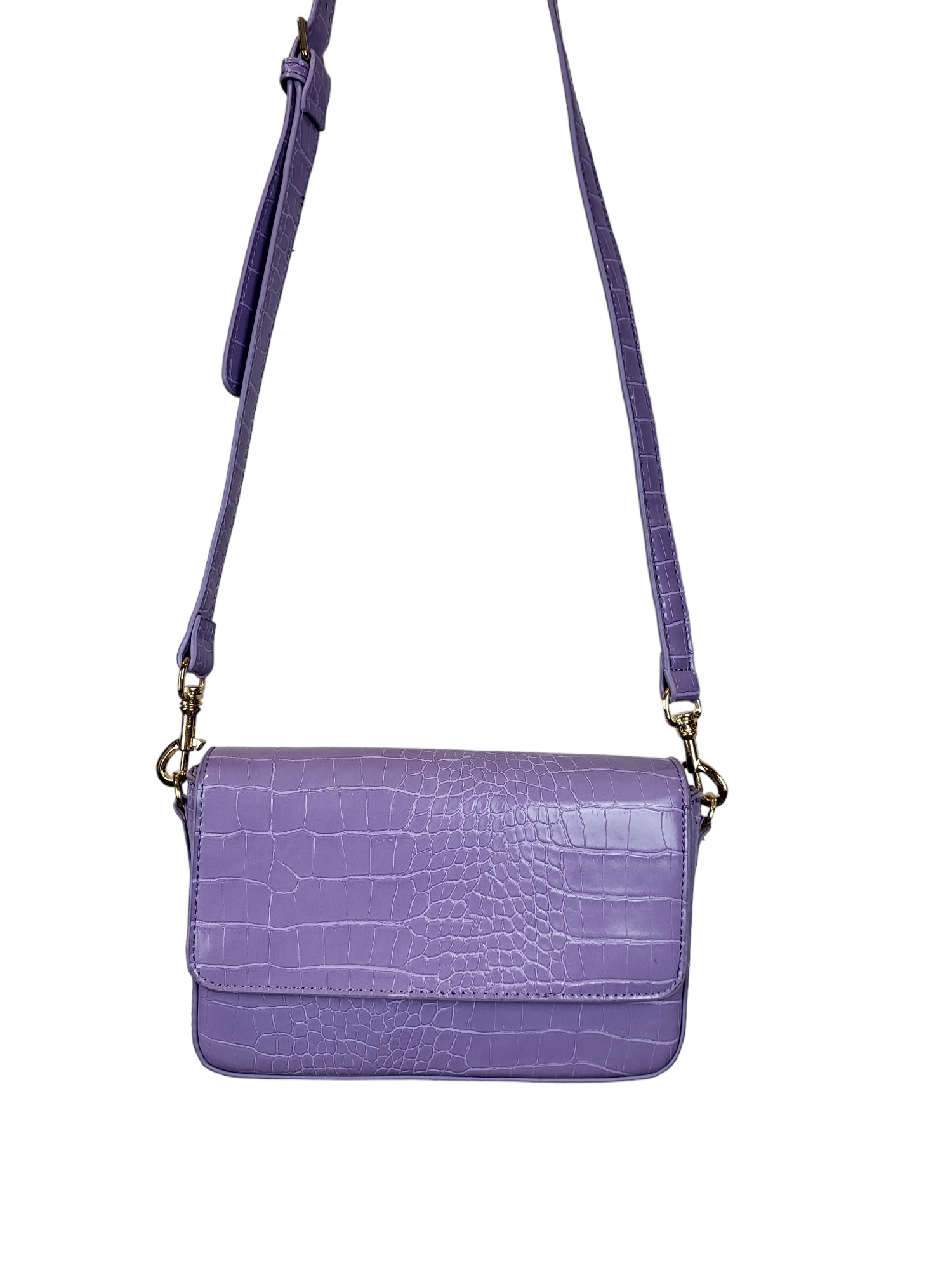 Lavender Fold Shoulder Bag, hanging