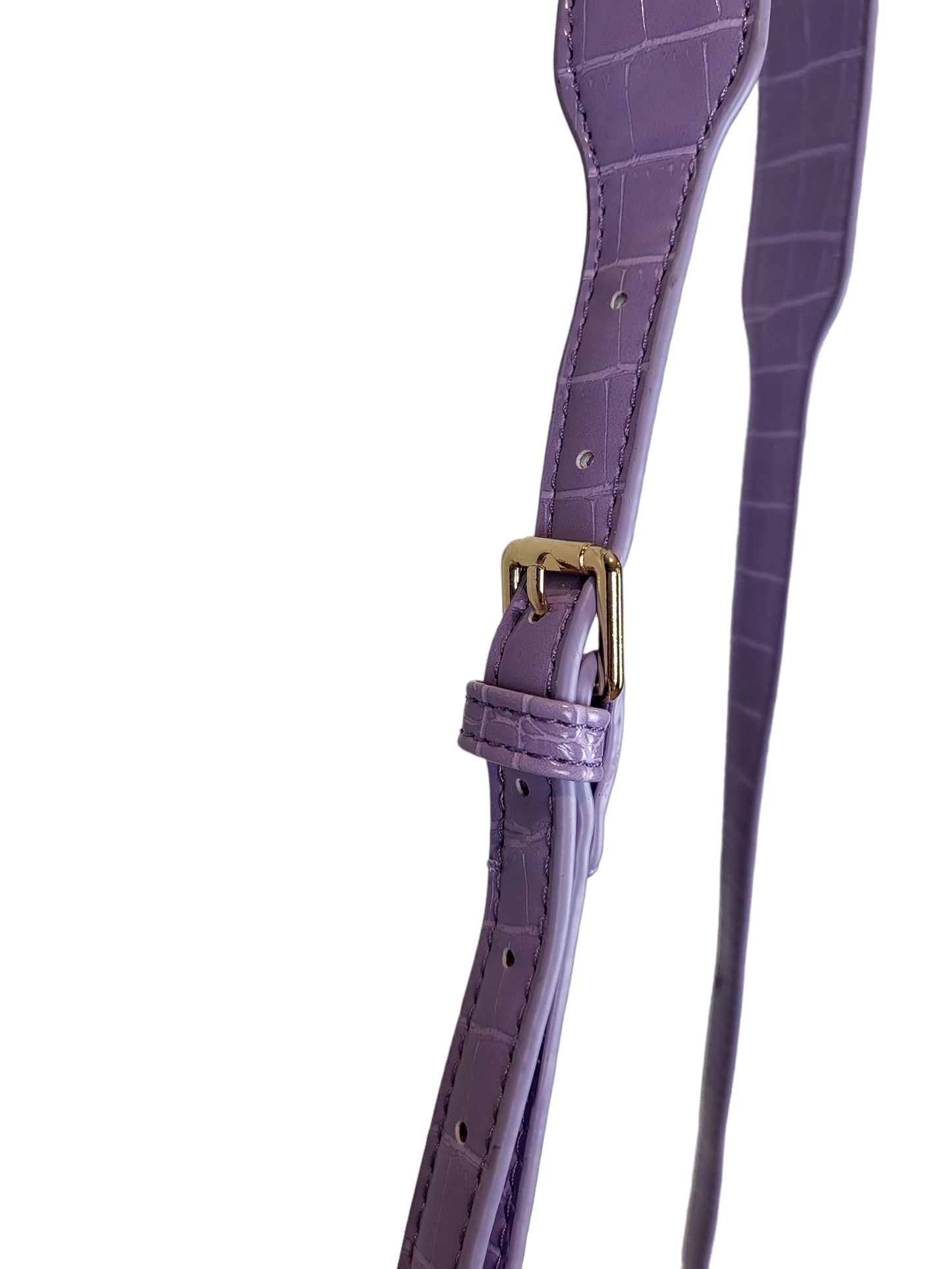 Lavender Fold Shoulder Bag, strap