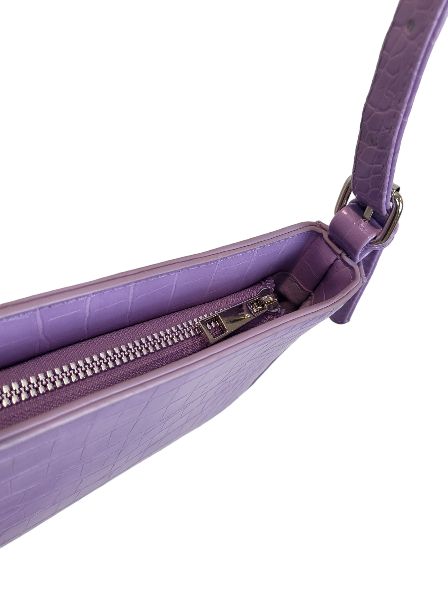 Lavender Purse, zipper