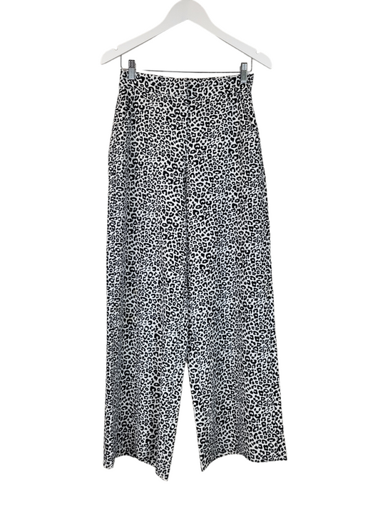 Leopard Wide Leg Pant, front view