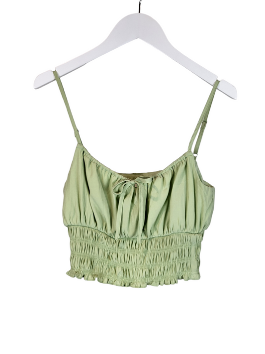 Milkmaid Singlet Top, front hanging