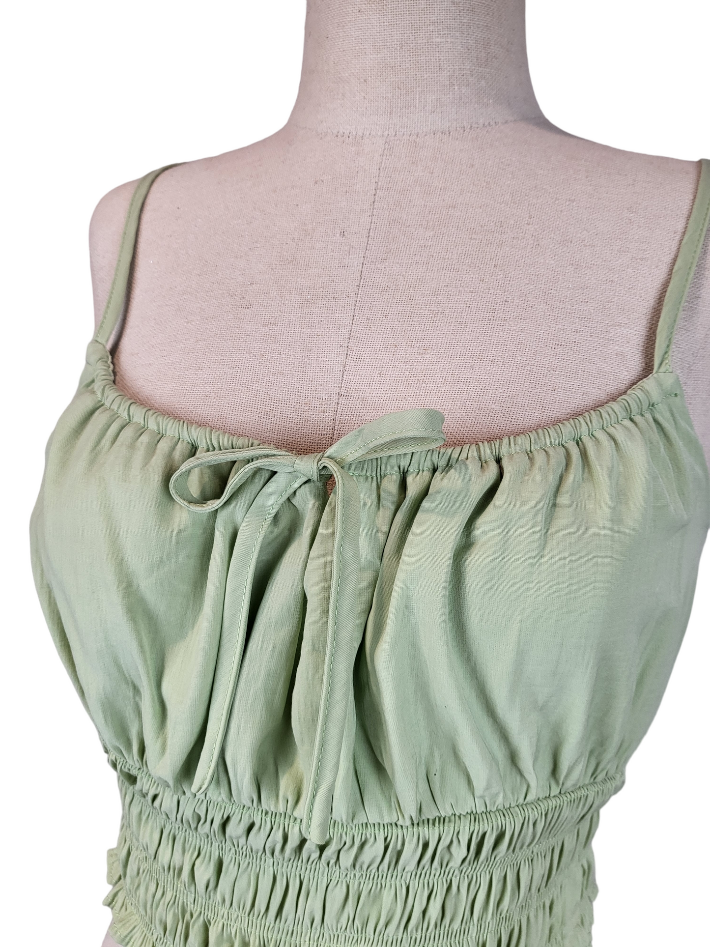 Milkmaid Singlet Top, side front view