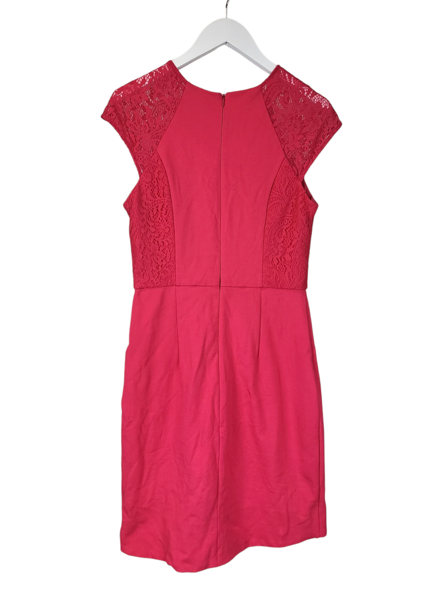 Pink Lace Stretch Dress | Size 10