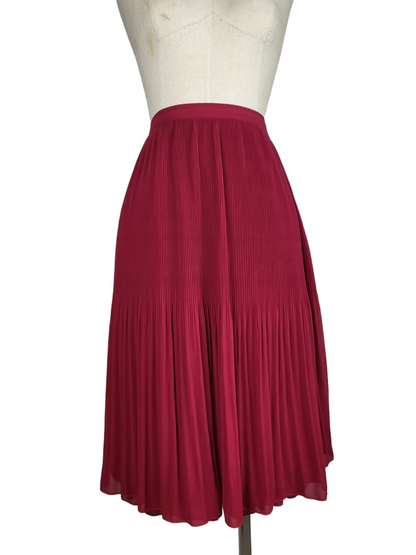 Pink Pleated Skirt | Size 12