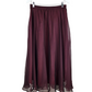 Vintage Sheer Layer Maxi Skirt, front hanging