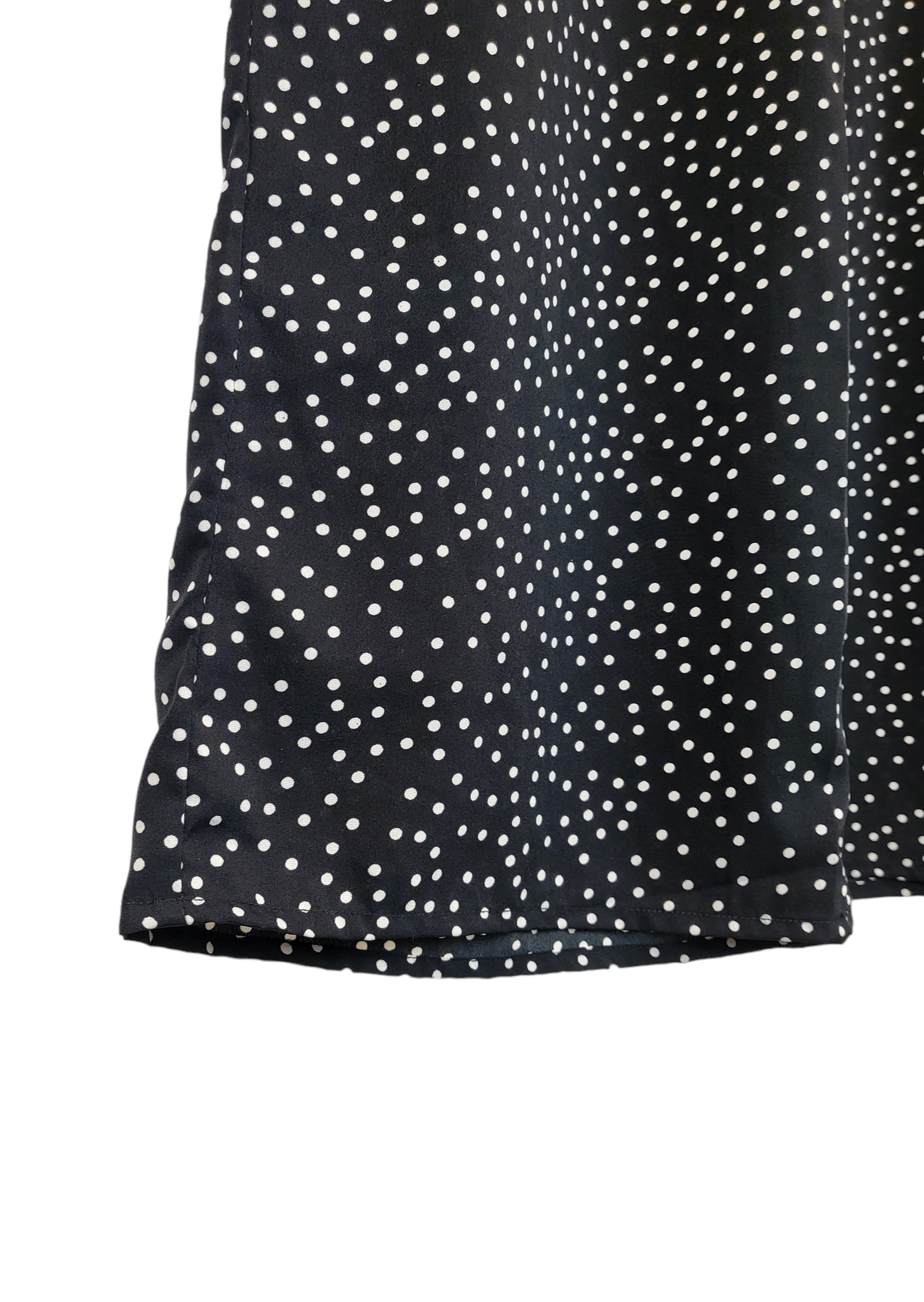 Wide Leg Polka Dot Pant, hem view alternate