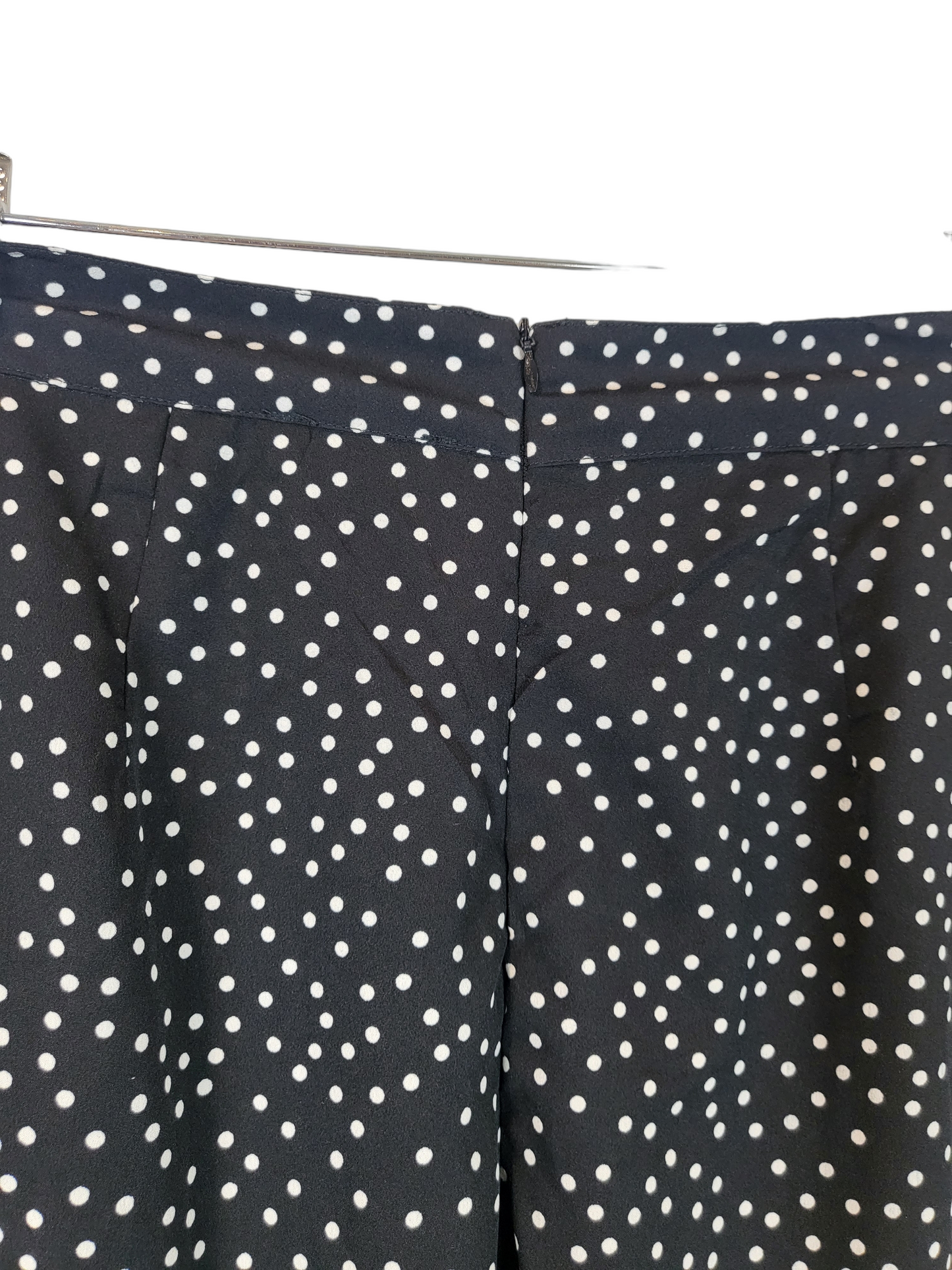 Wide Leg Polka Dot Pant, back waist view