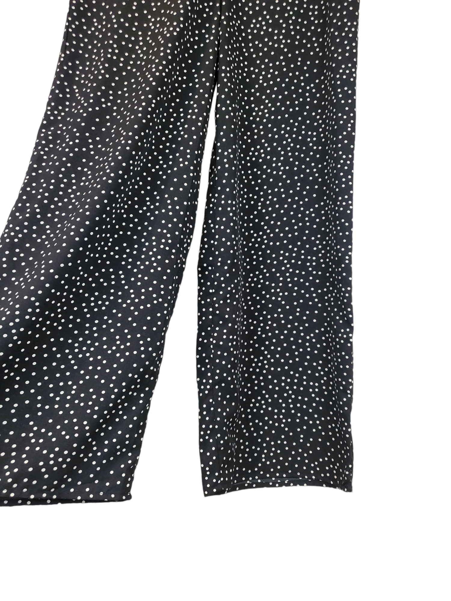 Wide Leg Polka Dot Pant, hem view